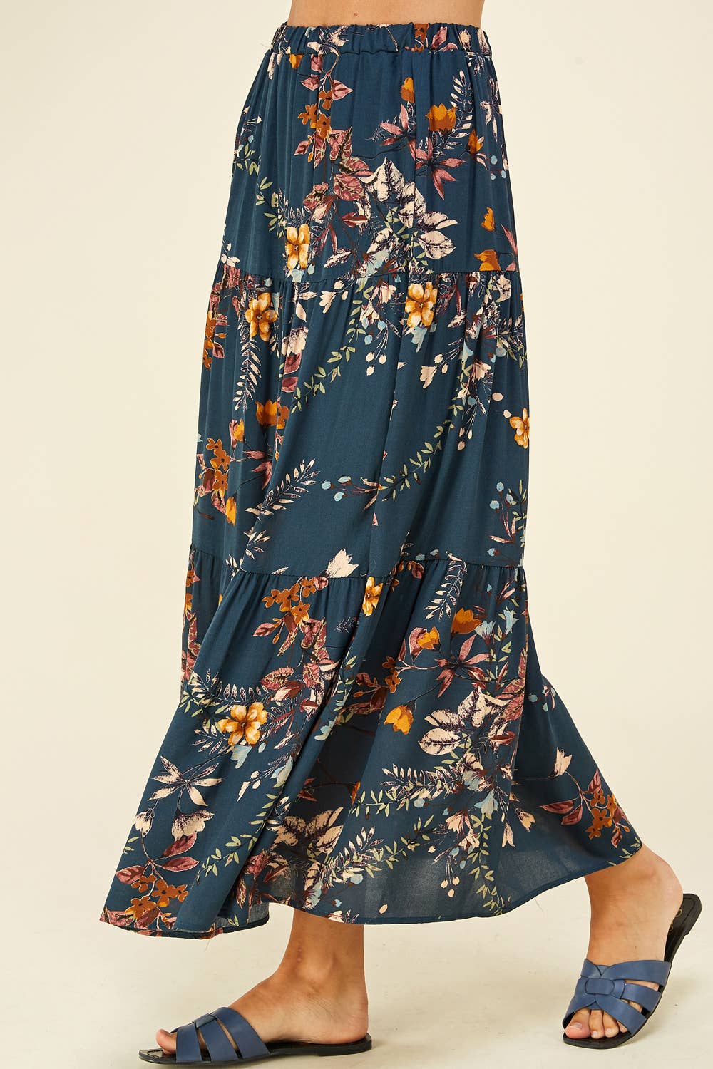 "You're So Pretty"-Three Layered Floral Skirt