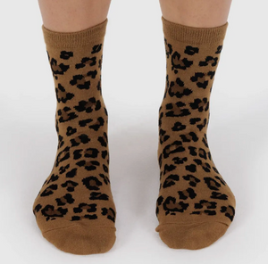 Crew Socks - Dark Leopard