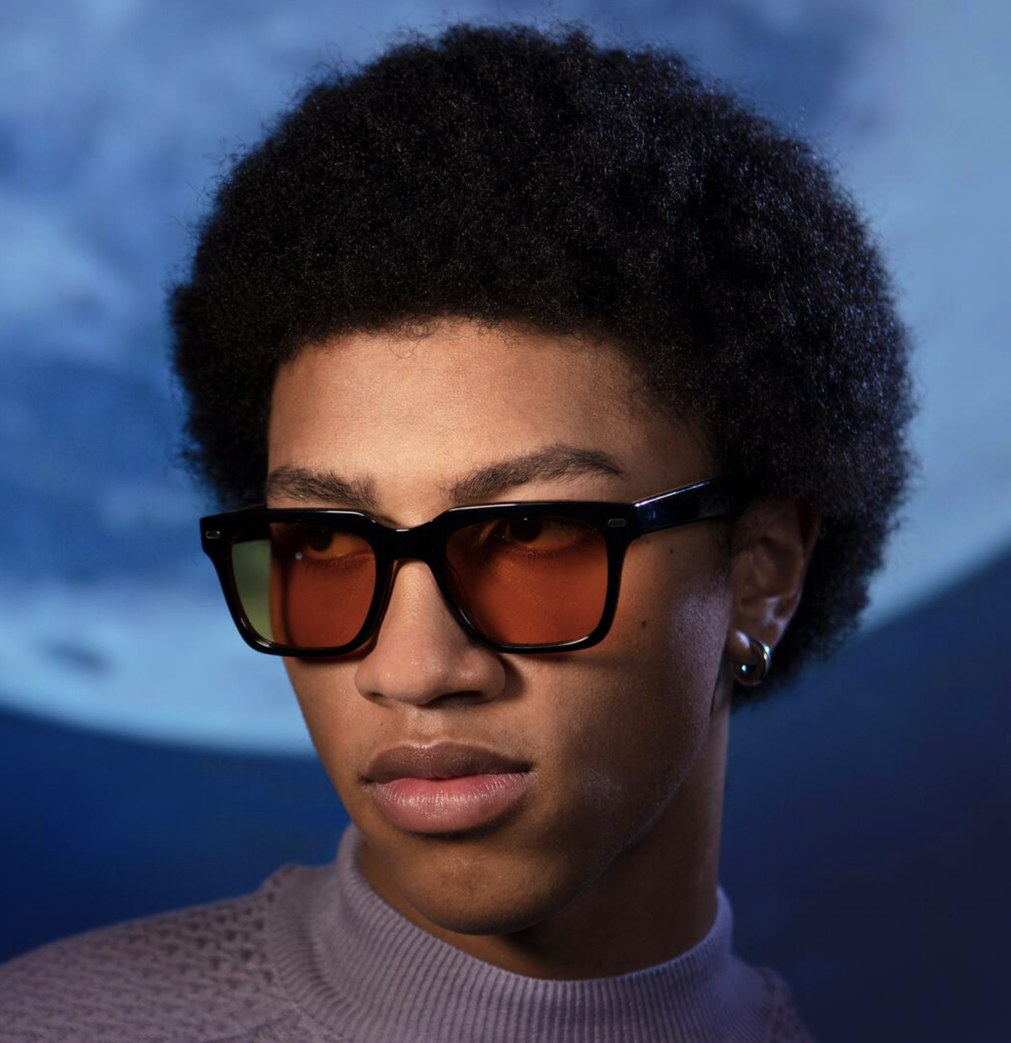 Cut Forty Sunglasses - Black/Umber