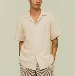 Cuba Waffle Shirt - Ecru