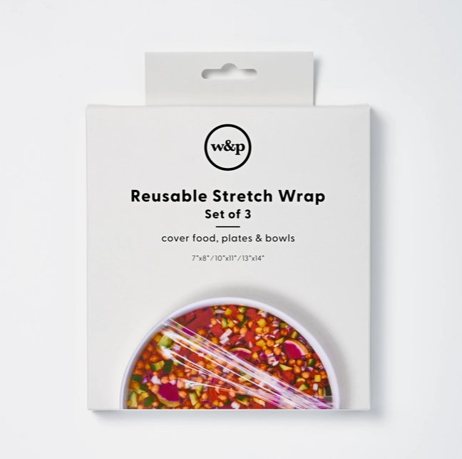 Reusable Silicone Stretch Wrap - Set of 3 Assorted Sizes