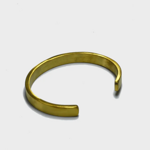 Wide Brass Cuff