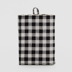 Snap Wallet - Black & White Gingham