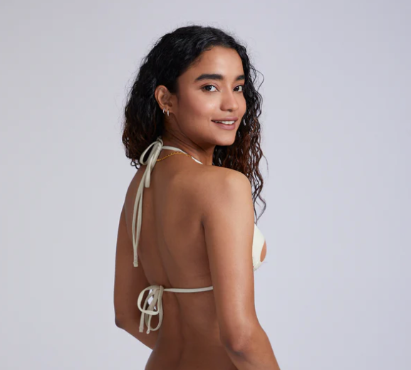 Beck Tie Bikini Top - Seedpearl