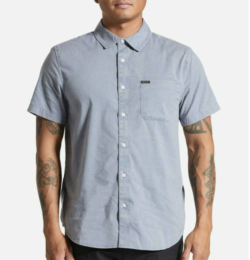 Charter Sol Wash S/S Shirt - Flint Stone Blue