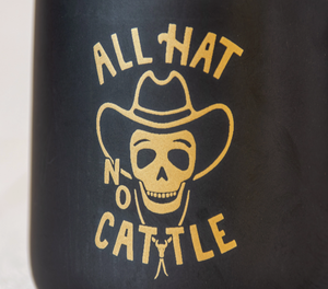 All Hat No Cattle Ceramic Mug - Black