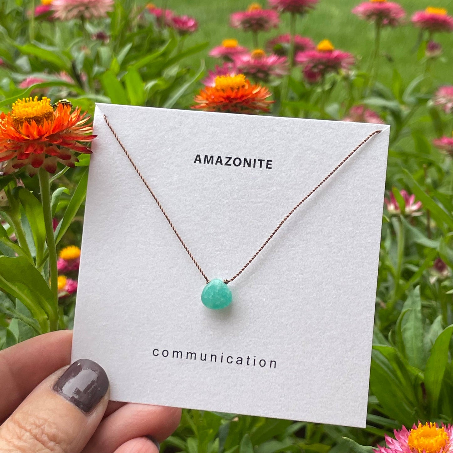 Communication-Amazonite Necklace