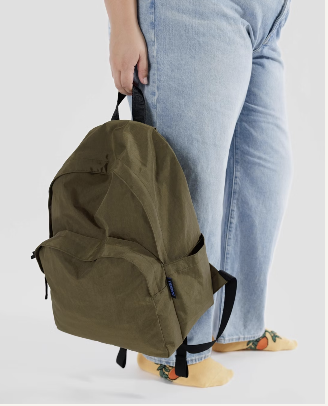 Large Nylon Backpack - Seaweed
