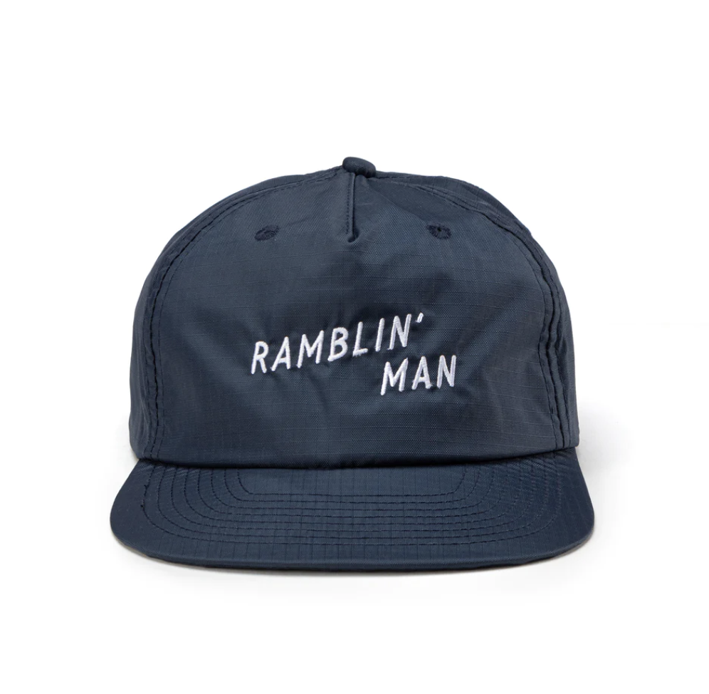 Ramblin' Man Ripstop Nylon Snapback - Navy