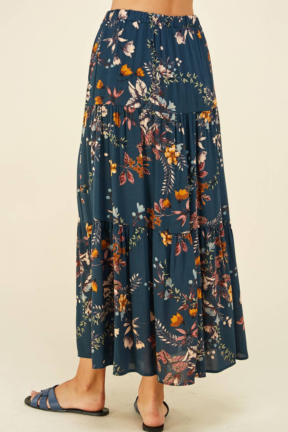"You're So Pretty"-Three Layered Floral Skirt