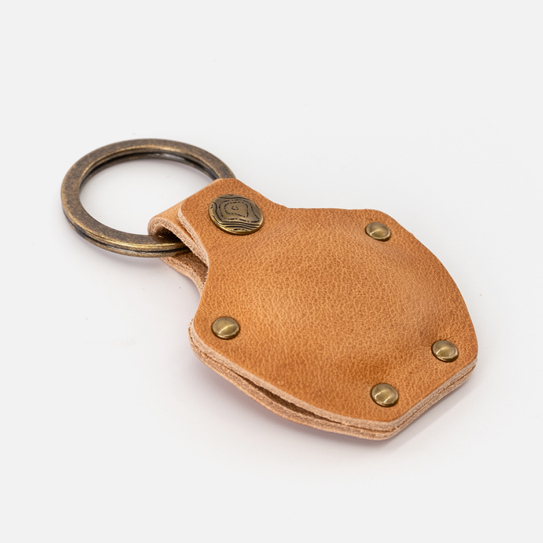AirTag Case-Leather