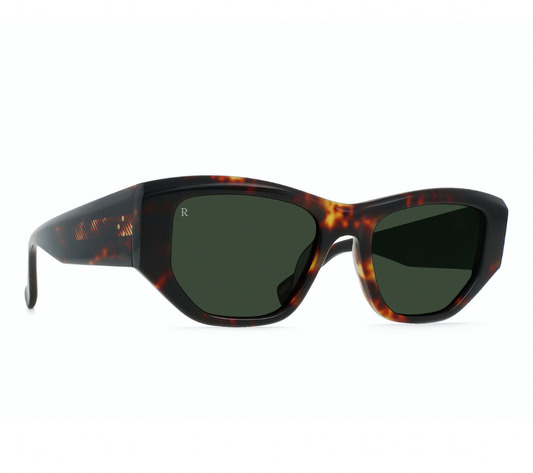 Ynez Sunglasses - Ristretto Tortoise/Bottle Green