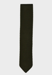 3" Black Knit Tie