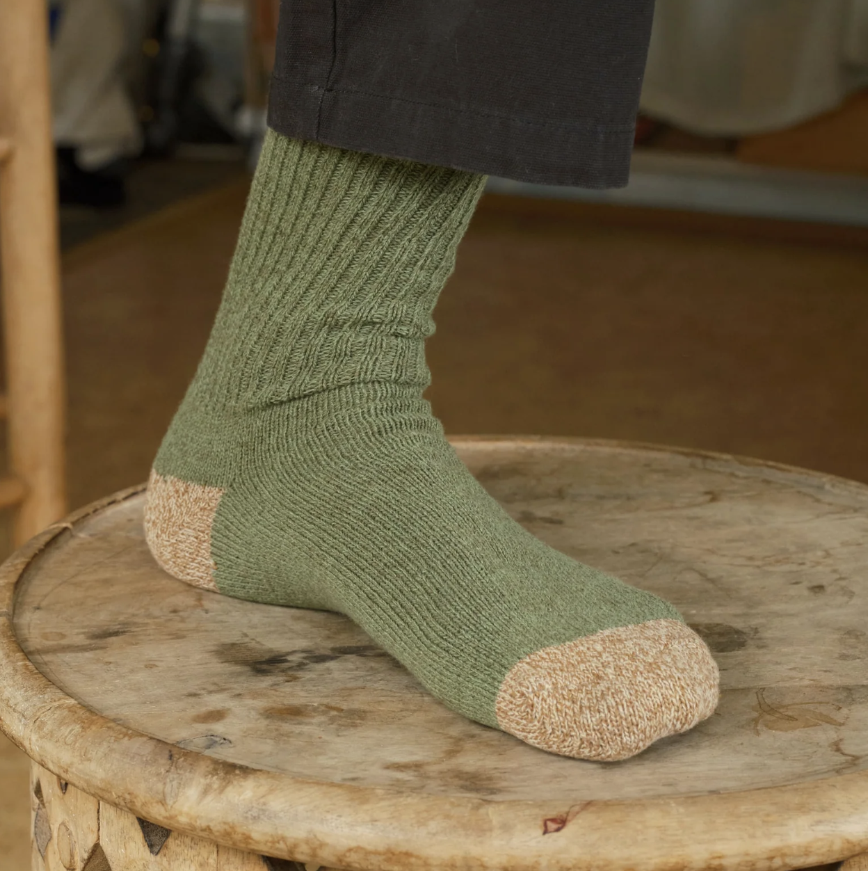 Utility Sock - Moss Green