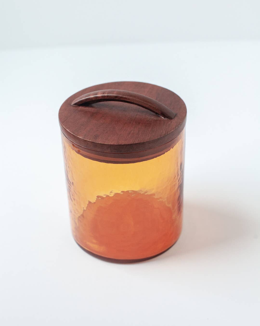 Elevate Your Space Handblown Hammered Glass Canisters