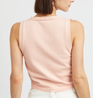 Brigitte Vest - Light Pink