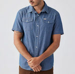 Reagan Pearl Snap S/S Shirt - Light Used Wash