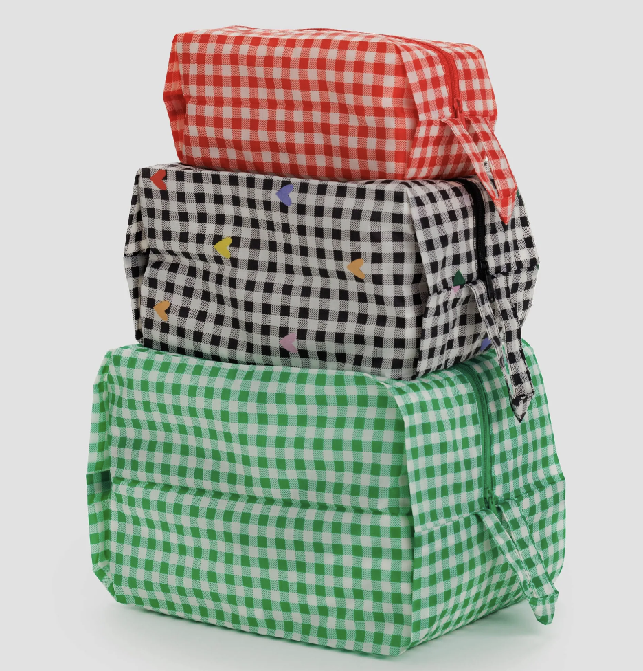 3D Zip Set - Gingham