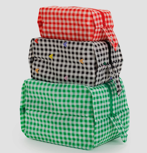 3D Zip Set - Gingham