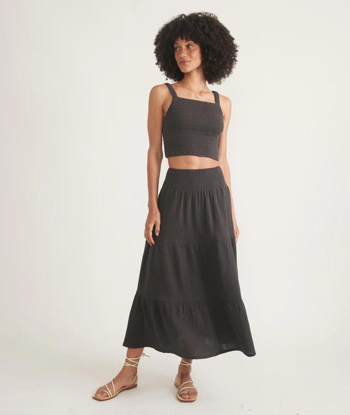 Corinne Maxi Skirt - Black