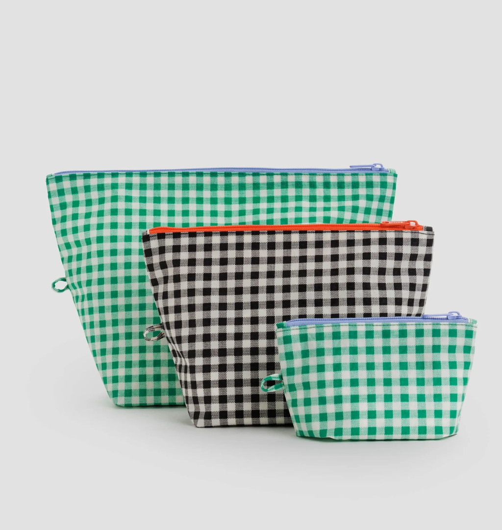 Go Pouch Set - Gingham