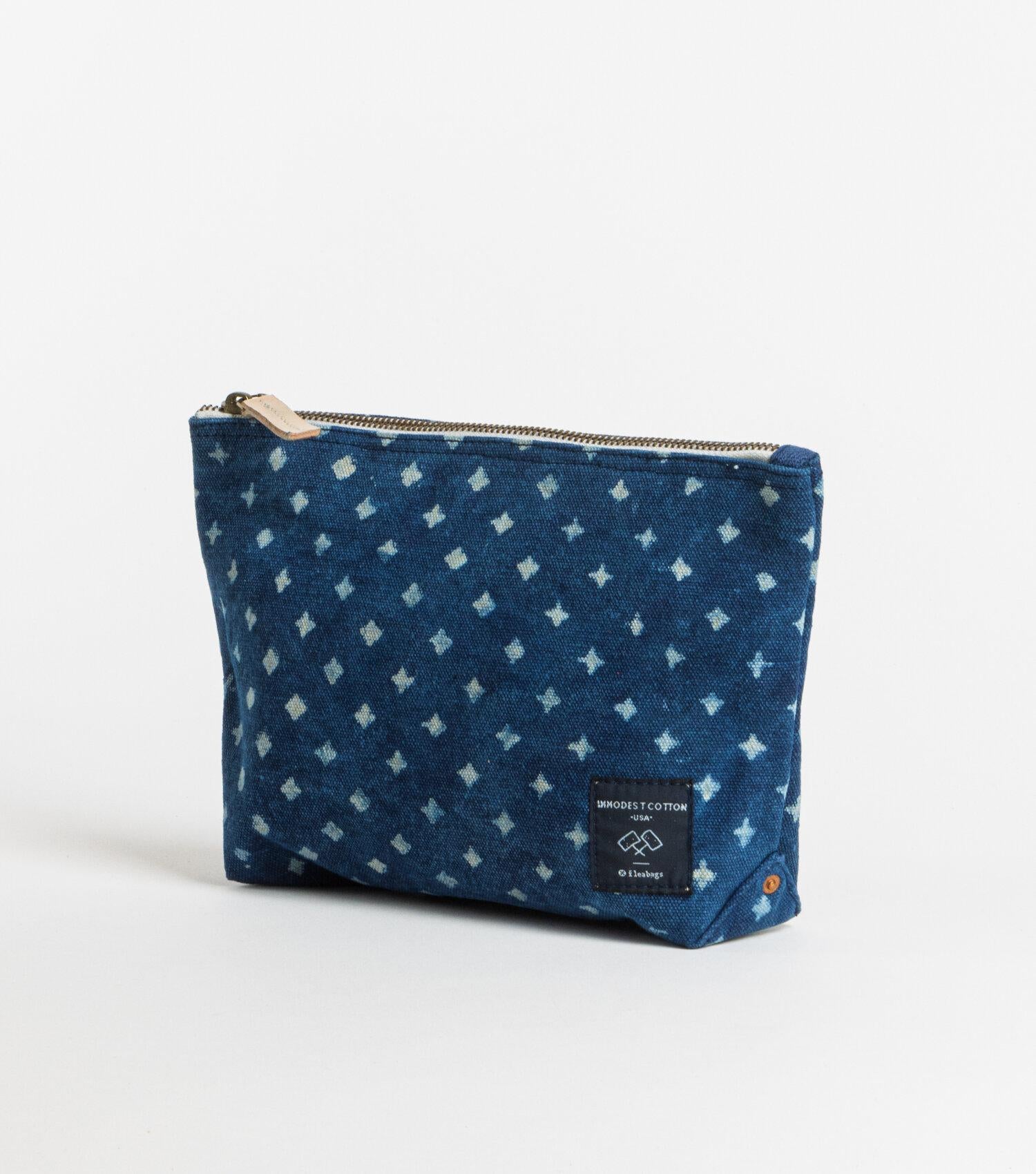 Sardine Pouch - Indigo Cross