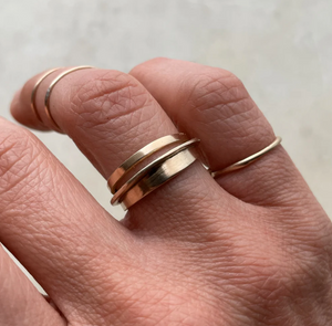 Self Stacker Ring - Bronze