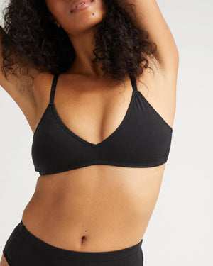 Women's Stretch T-Shirt Bralette - Bone