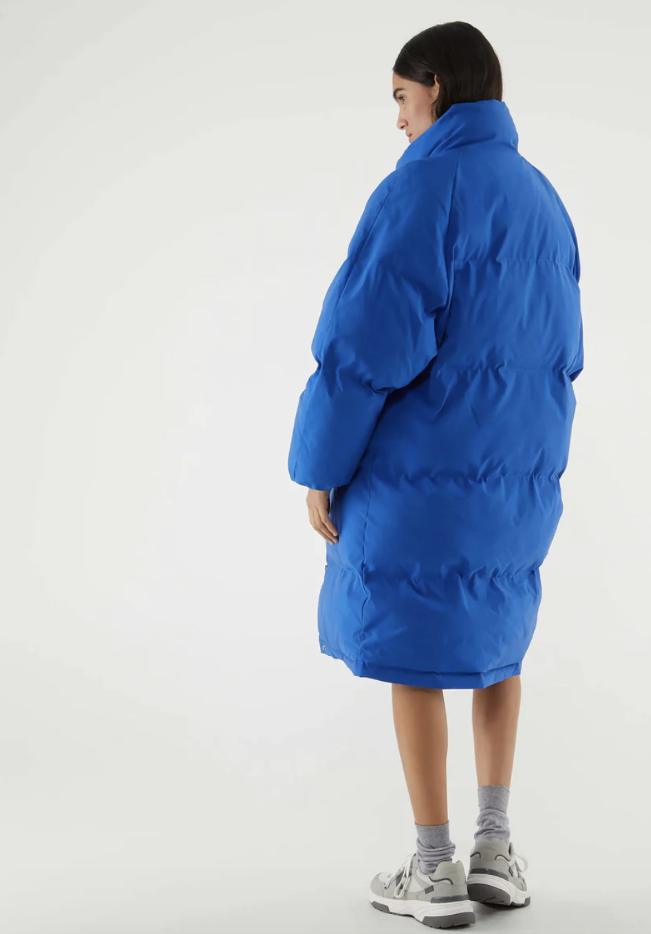 Oversized Down Jacket - Blue
