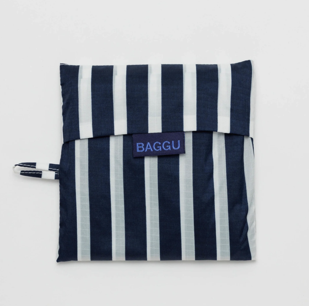 Big Baggu - Navy Stripe