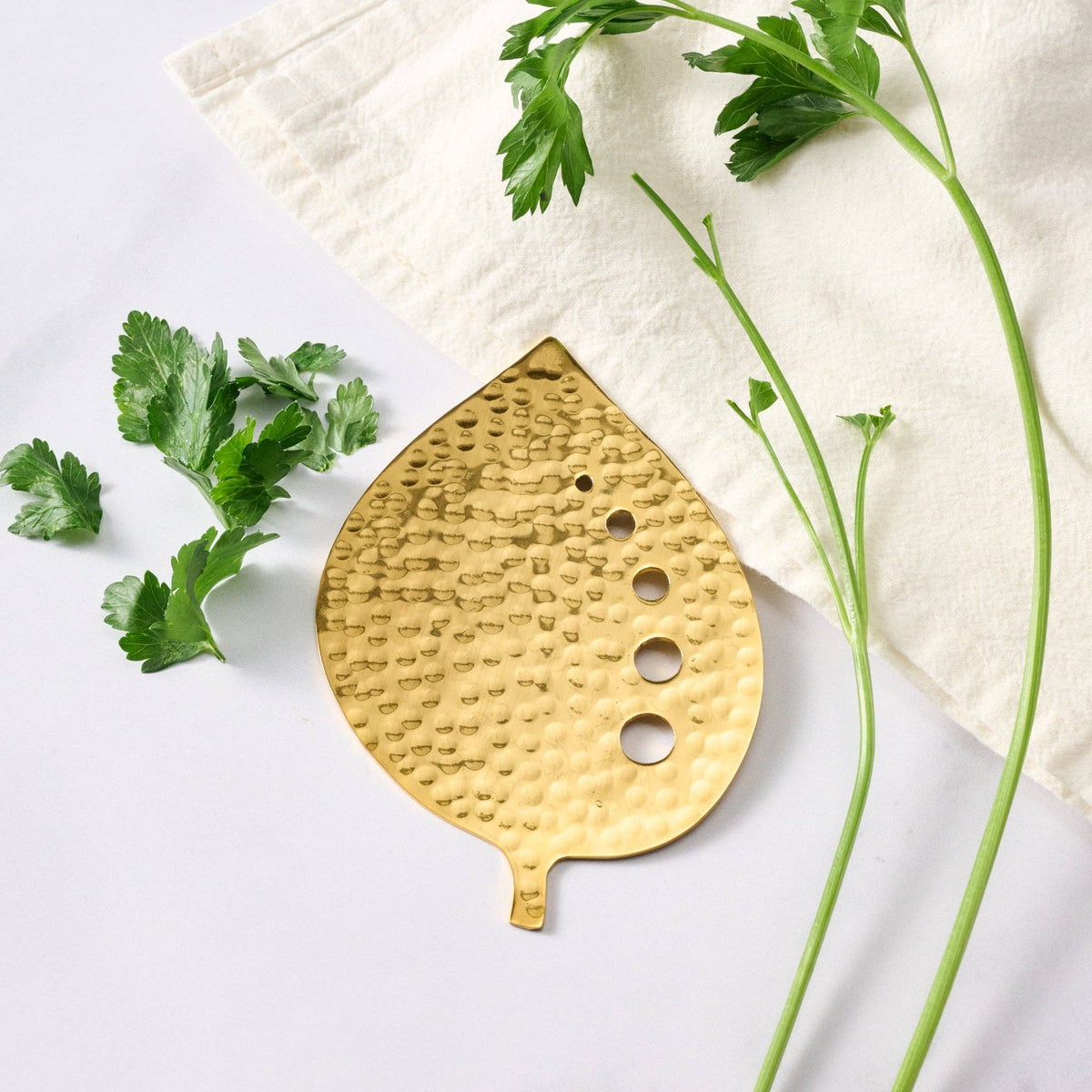 Stainless Steel Herb Stripper - Leaf