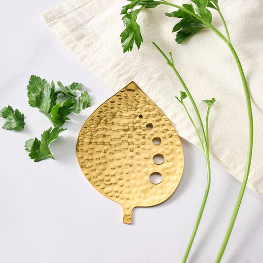 Stainless Steel Herb Stripper - Leaf