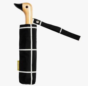 Duckhead Compact Mini Umbrella - Black Grid