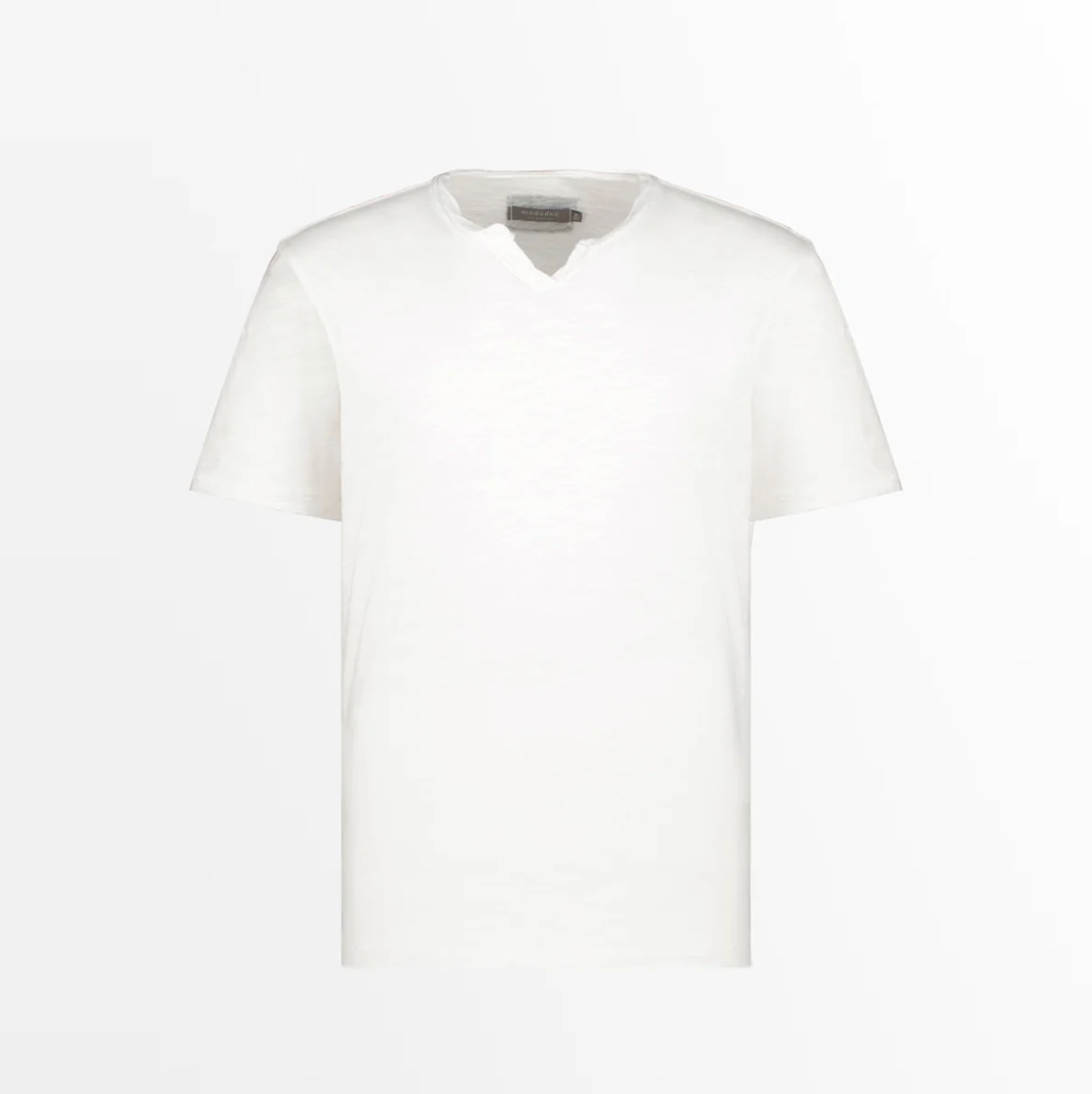 Malibu Notch V Tee - White