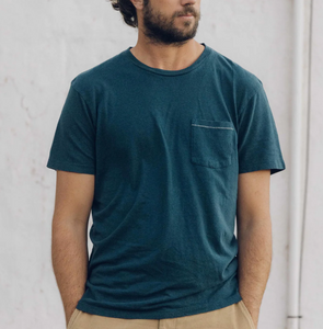 Hemp Pocket Tee - Indigo