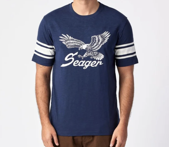 Riggins Crew Tee - Navy