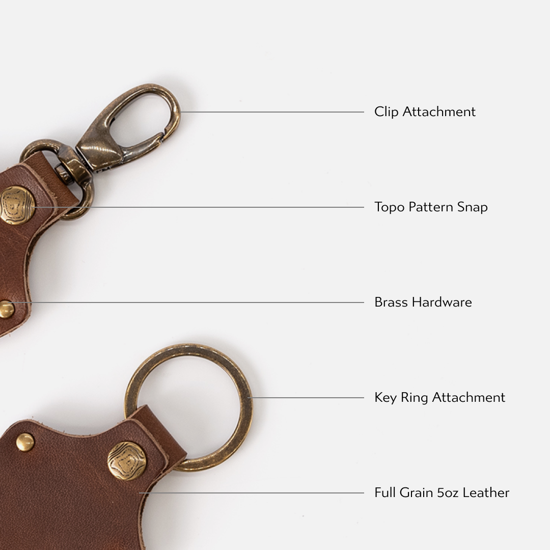 AirTag Case-Leather