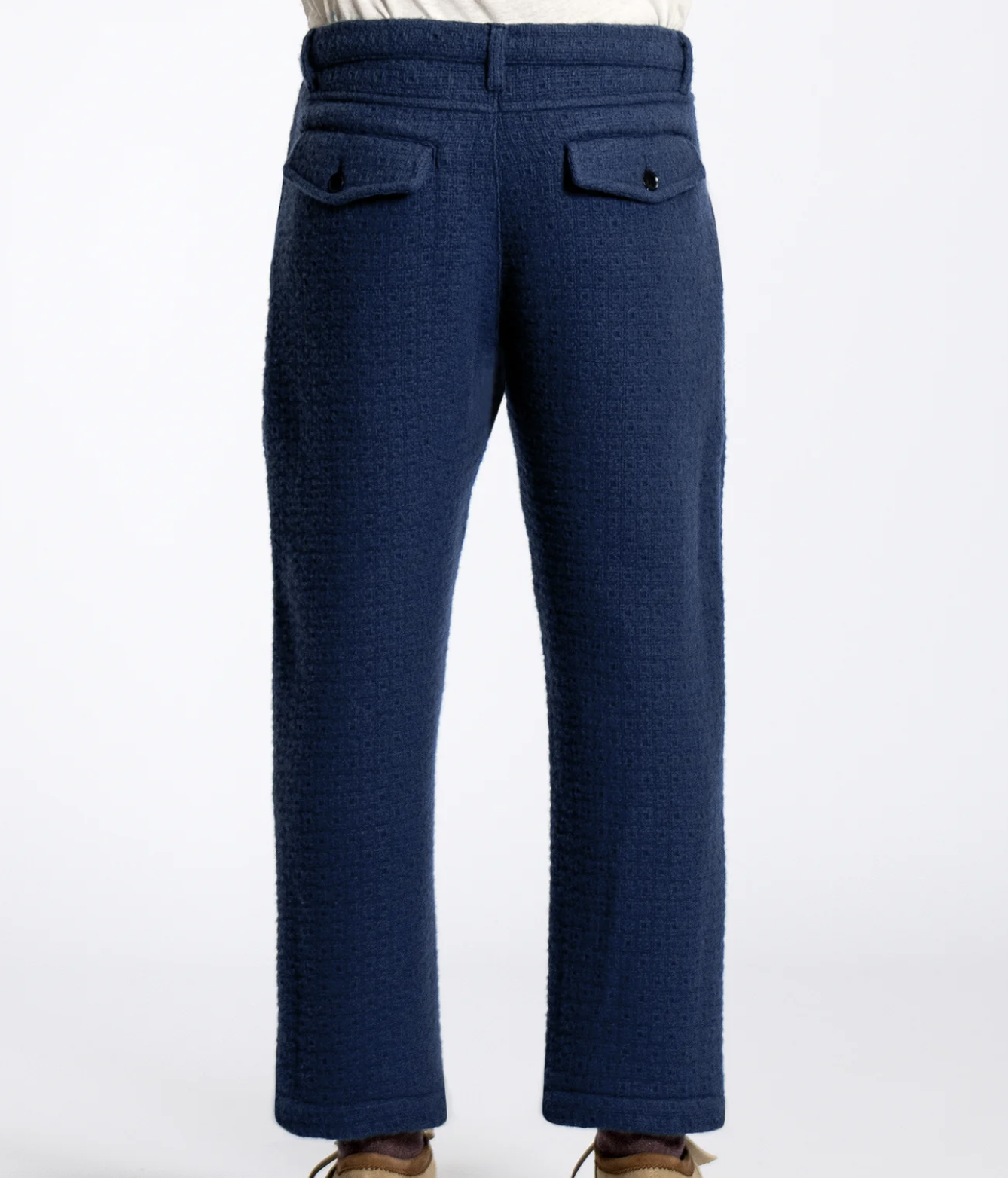 Ryder Trouser - Insignia Blue Textured Jacquard