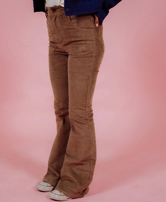 Women's Bell Bottoms - Brown