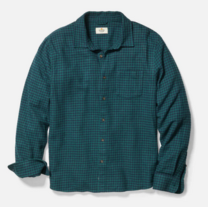 Tahoe Flannel Shirt - Green Gingham