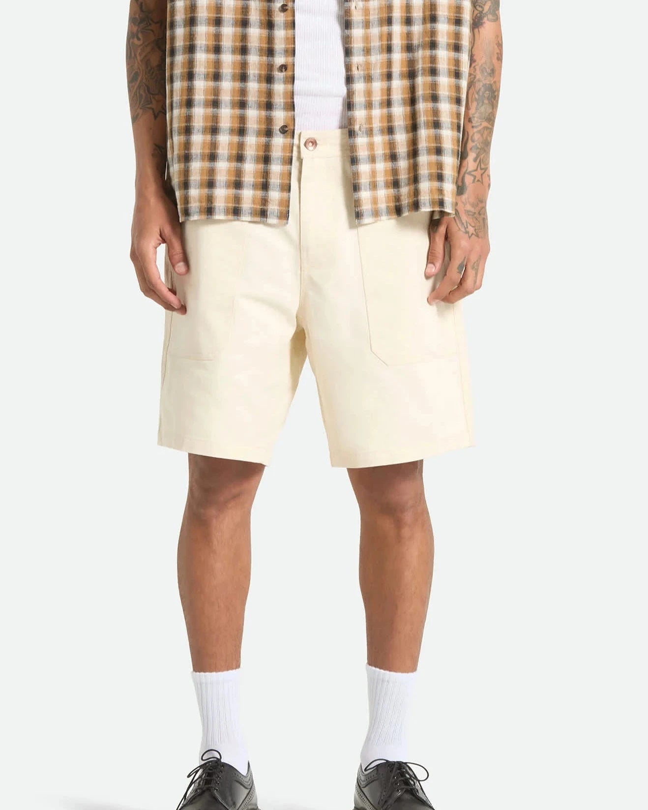 Surplus Vintage Wash Herringbone Short