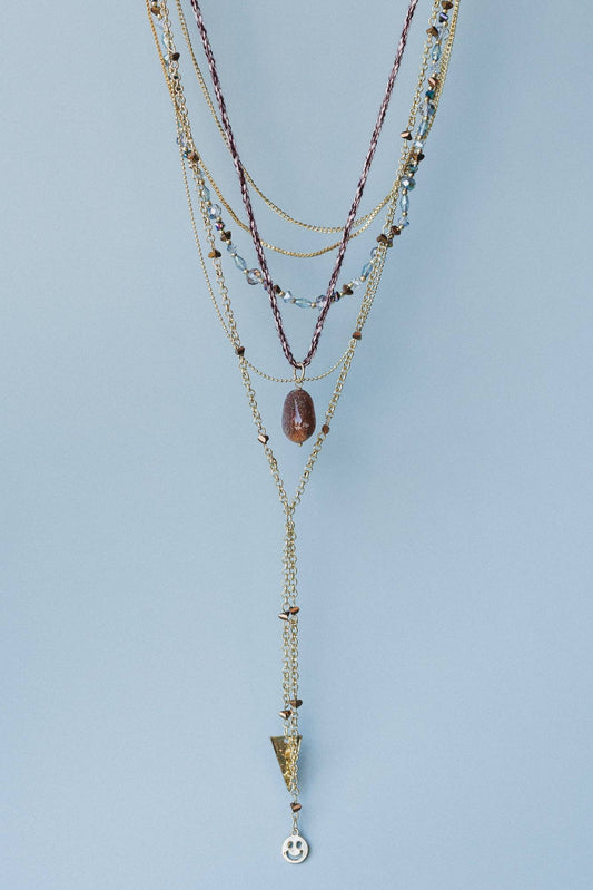 Saturn Layered Necklace - Gold