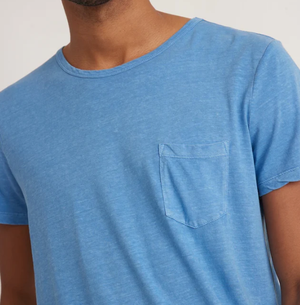 Hemp Cotton Pocket Tee - Marina