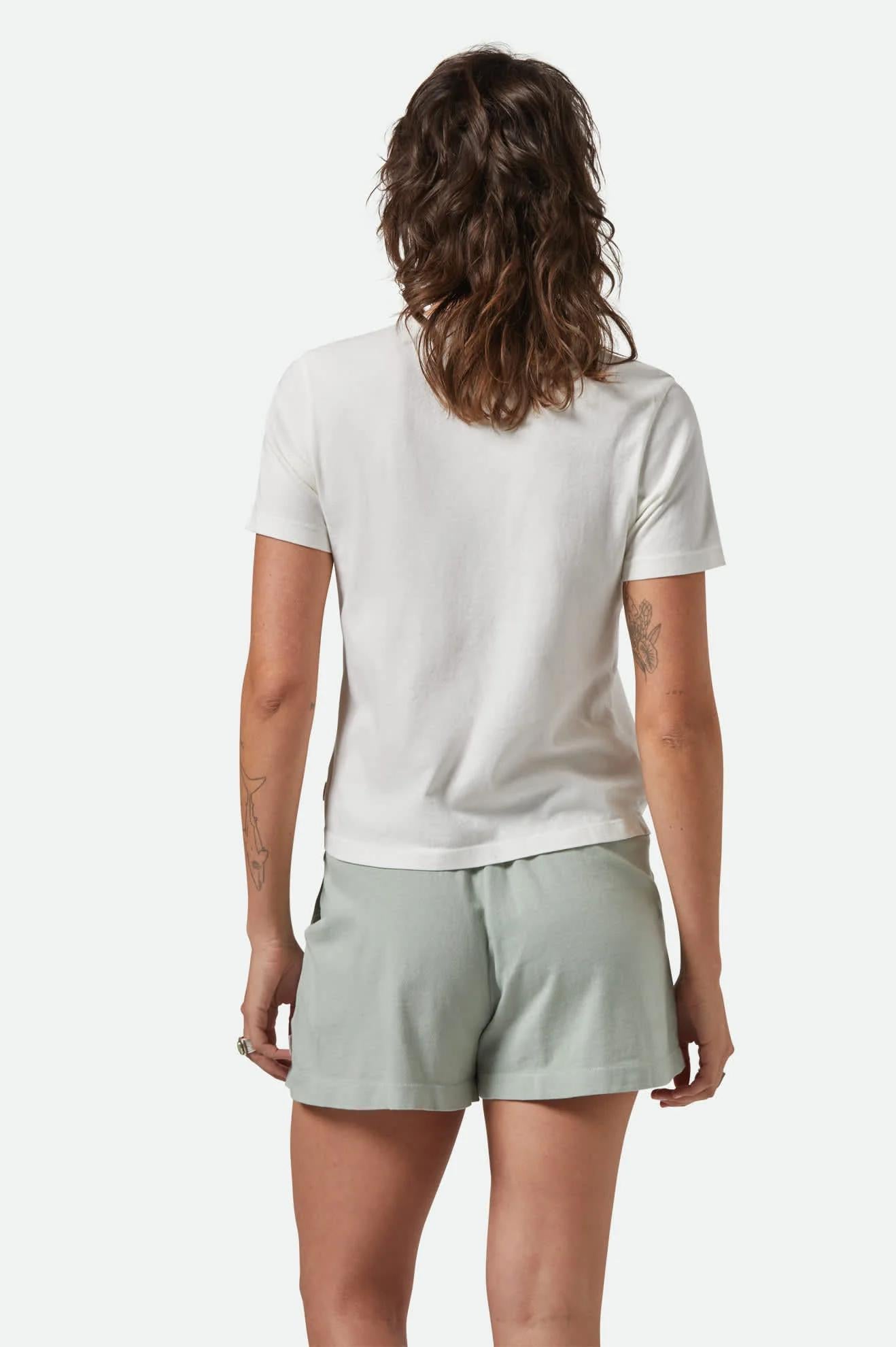 Carefree Organic Garment Dye Perfect T-Shirt - Off White