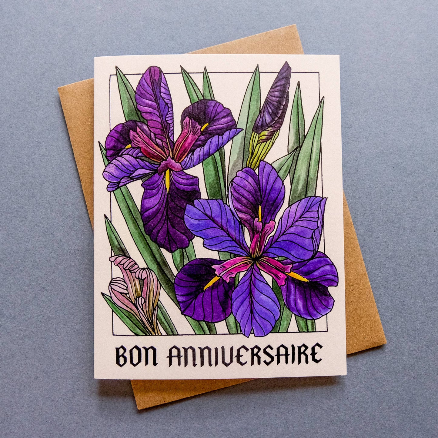 Bon Anniversaire Card
