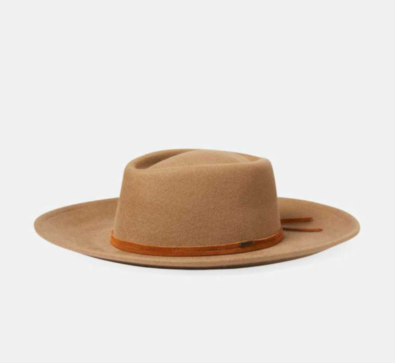 Brenton Convertabrim Fedora - Tobacco Brown