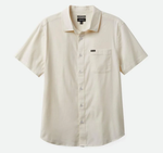 Charter Oxford S/S Shirt - Off White