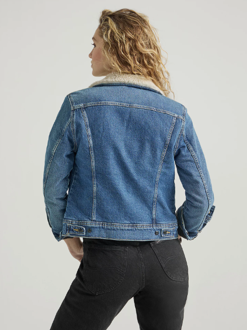 Rider Sherpa Jacket - In The Thrill Blue