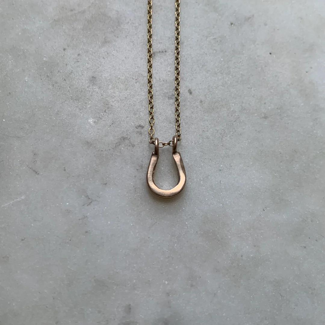 Horseshoe Pendant Necklace