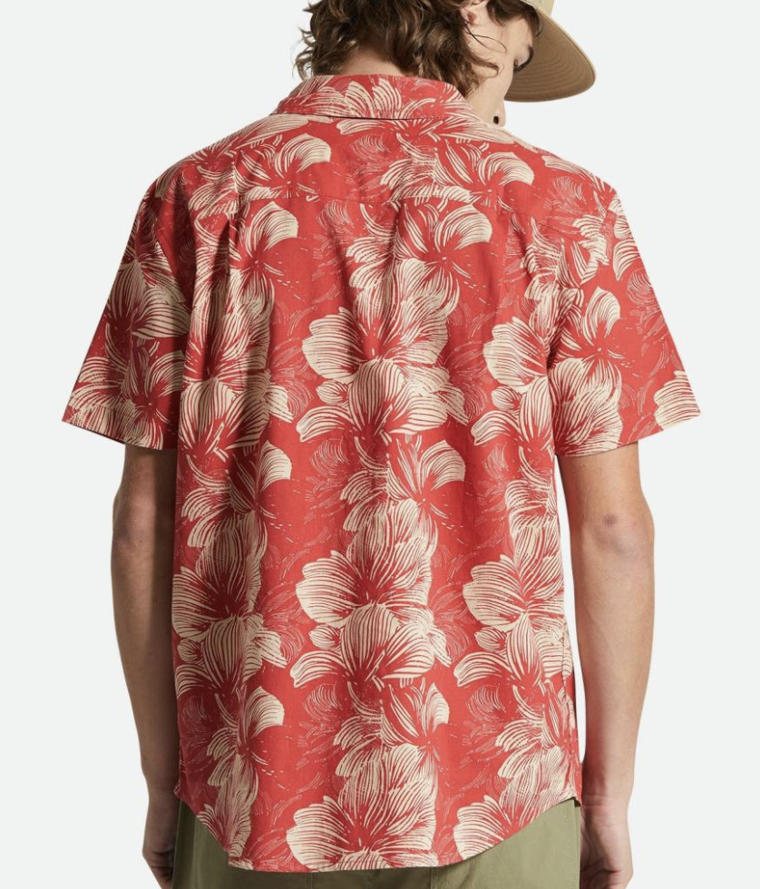 Charter Print S/S Shirt - Casa Red/Oatmilk Floral